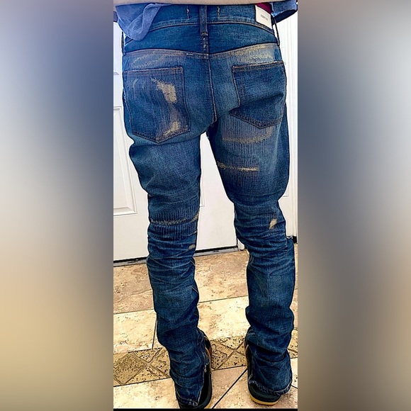 COPY - NEW W O T 🚨 Fear of god zipper ankle distressed by hand Japanese selvedge - Picture 4 of 17